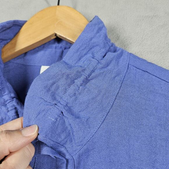 Habitat Clothes To Live In Tunic Womens Medium Purple Top Artsy Lagenlook Boho - Picture 4 of 14